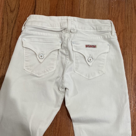 Hudson Signature White Boot Cut Jeans - Picture 7 of 12